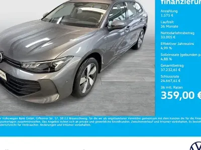 Nowe VW Passat Basis 150 KM (110 kW) 2025 Szary Kombi