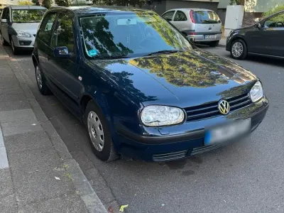 Gebraucht VW Golf IV 2000 Blau Kleinwagen