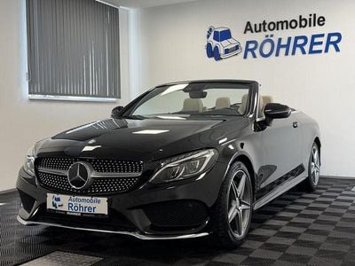 Gebraucht Mercedes C180 AMG 156 PS (114 kW) 2016 Schwarz 197 (obsidianschwarz  metallicl (metallic) Cabrio