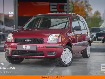 Gebraucht Ford Fusion Trend 101 PS (74 kW) 2003 Salsarot metallic Kleinwagen
