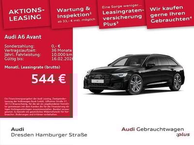 Mythosschwarz metallic Gebraucht 2025 Audi A6 Design Kombi | 55.990 € (Guter Preis)