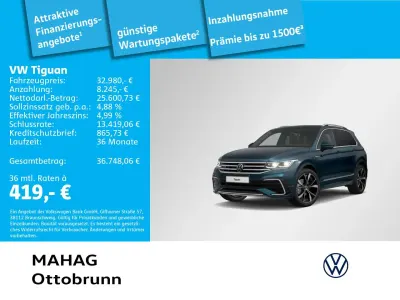 Gebraucht VW Tiguan R-line 150 PS (110 kW) 2023 Blau SUV