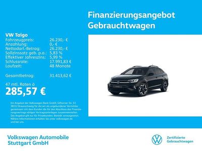 Gebraucht VW Taigo R-line 150 PS (110 kW) 2025 Schwarz SUV