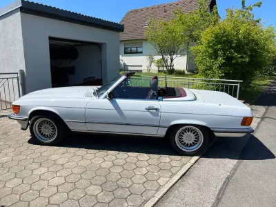 Occasion Mercedes SL300 179 ch (131 kW) 1986 Blanc Cabriolet