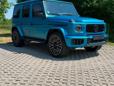Neu Mercedes G63 AMG AMG 585 PS (430 kW) 2026 Hyperblau magno SUV