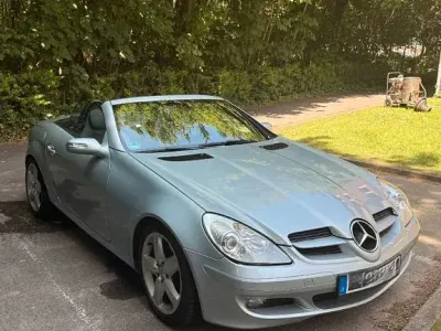 Gebraucht Mercedes SLK200 163 PS (119 kW) 2004 Silber Cabrio