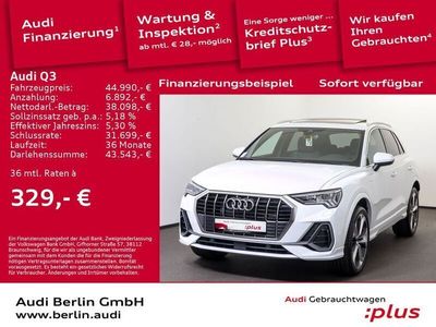 Gebraucht Audi Q3 S-Line 150 PS (110 kW) 2024 Arkonaweiß SUV