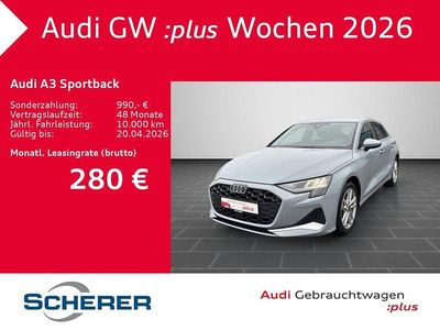 Gebraucht Audi A3 Ambiente 150 PS (110 kW) 2025 Pfeilgrau perleffekt (metallic) Limousine