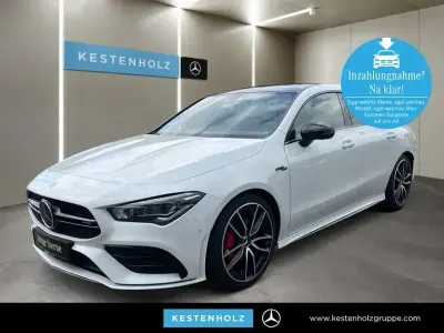 Gebraucht Mercedes CLA35 AMG Shooting Brake AMG 306 PS (225 kW) 2022 Weiß Kombi