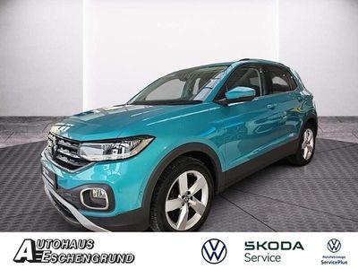 Gebraucht VW T-Cross Style 110 PS (80 kW) 2023 Makenatürkis metallic (metallic) SUV