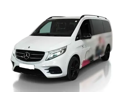 Gebraucht Mercedes V250 AMG line 190 PS (139 kW) 2019 Bergkristallweiß metallic Van / Kleinbus
