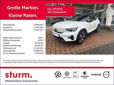 Gebraucht Volvo XC40 Ultimate 169 kW (231 PS) 2023 Crystal white / metallic SUV