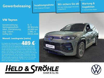 Neu VW Tayron R-line 193 PS (141 kW) 2026 Grün SUV