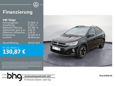 Gebraucht VW Taigo R-line 116 PS (85 kW) 2025 Deep black perleffekt SUV