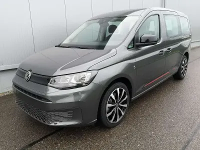 Neu VW Caddy Sport 122 PS (89 kW) 2025 Indiumgrau metallic Van / Kleinbus