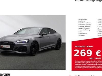 Gebraucht Audi RS5 Sportback Ambiente 450 PS (330 kW) 2022 Nardograu Limousine