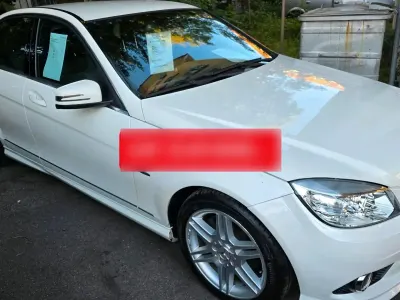 Gebraucht Mercedes C180 AMG line 150 PS (110 kW) 2009 Weiß Limousine