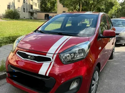 Gebraucht Kia Picanto 69 PS (50 kW) 2012 Rot Kleinwagen