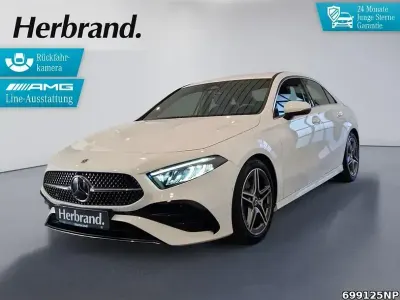 Brugt Mercedes A200 AMG 163 HK (119 kW) 2025 Hvid Sedan