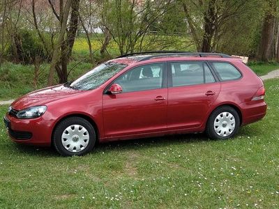 Usata VW Golf VI Trendline 105 CV (77 kW) 2010 Rosso Utilitaria