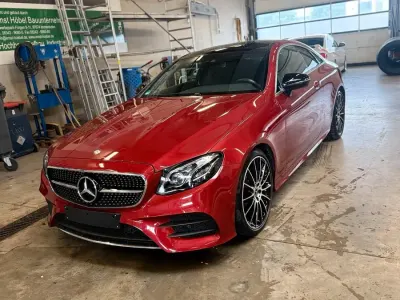 Second-hand Mercedes E200 185 CP (136 kW) 2018 Roșu Coupe