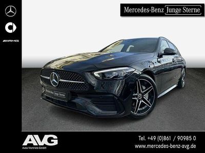 Schwarz Gebraucht 2024 Mercedes C200 AMG Limousine | 41.990 € (Fairer Preis)