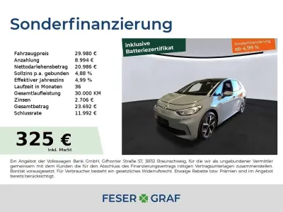 Brugt VW ID.3 Pro 150 kW (204 HK) 2024 Grå Hatchback