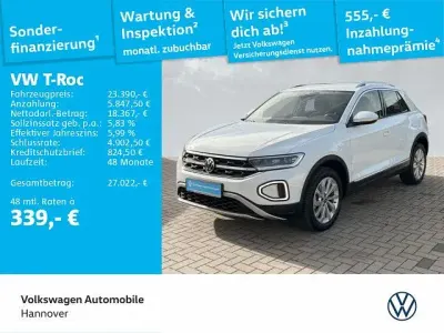 Gebraucht VW T-Roc Style 150 PS (110 kW) 2022 Pure white SUV