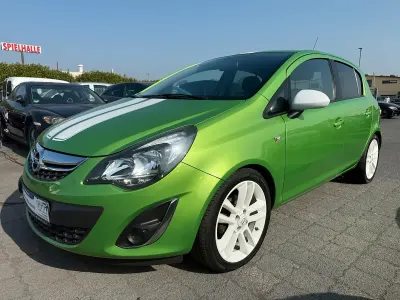 Gebraucht Opel Corsa 101 PS (74 kW) 2012 Grün Kleinwagen