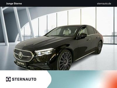 Gebraucht Mercedes E200 AMG 204 PS (150 kW) 2025 Metalliclack obsidianschwarz Limousine