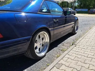 Brugt Mercedes SL320 231 HK (169 kW) 1996 Blå Cabriolet