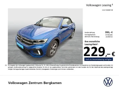Gebraucht VW T-Roc Cabriolet R-line 150 PS (110 kW) 2025 Blau Cabrio