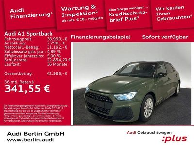 Gebraucht Audi A1 Sportback S-Line 150 PS (110 kW) 2025 Distriktgrün metallic Kleinwagen