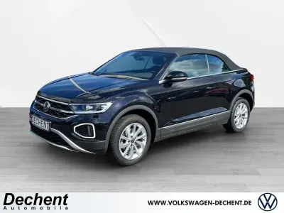 Gebraucht VW T-Roc Cabriolet Style 110 PS (80 kW) 2022 Schwarz Cabrio