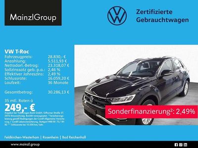Gebraucht VW T-Roc Life 150 PS (110 kW) 2025 Deep black perleffekt (metallic) SUV