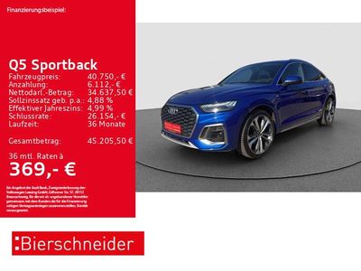 Gebraucht Audi Q5 S-Line 367 PS (269 kW) 2022 Ultrablau SUV