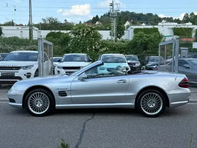 Gebraucht Mercedes SL55 AMG AMG 500 PS (367 kW) 2003 Silber Cabrio