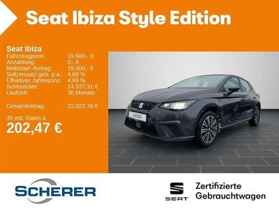 Gebraucht Seat Ibiza Style 116 PS (85 kW) 2024 Magnetic grau metallic (metallic) Kleinwagen