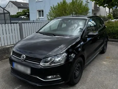 Gebraucht VW Polo 95 PS (69 kW) 2017 Schwarz Kleinwagen