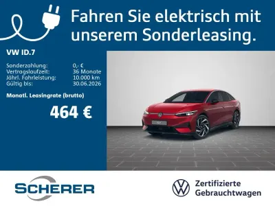 Gebraucht VW ID.7 IQ Drive 210 kW (286 PS) 2025 Kings red metallic (metallic) Coupé