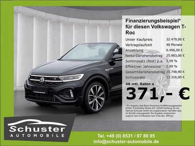 Gebraucht VW T-Roc Cabriolet R-line 150 PS (110 kW) 2025 Schwarz Cabrio