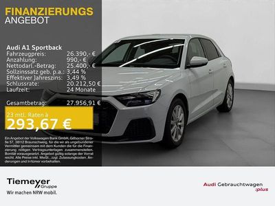 Weiß Gebraucht 2025 Audi A1 Sportback Advanced Kleinwagen | 26.390 € (Fairer Preis)