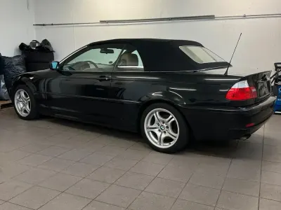 Gebraucht BMW 320 Cabriolet 2004 Schwarz Cabrio