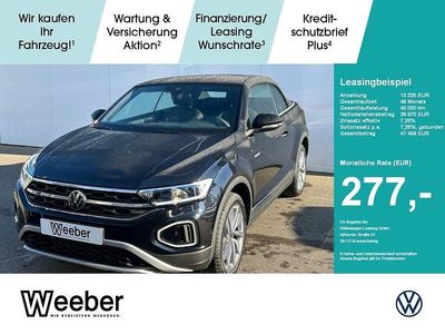 Neu VW T-Roc Cabriolet 150 PS (110 kW) 2025 Schwarz Cabrio