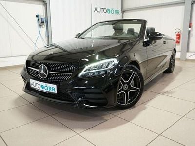 Gebraucht Mercedes C220 AMG 194 PS (142 kW) 2019 Schwarz/baltic black Cabrio