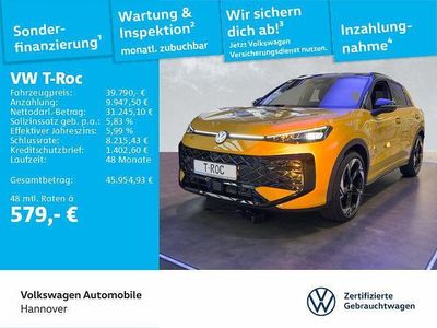 Gebraucht VW T-Roc R-line 150 PS (110 kW) 2026 Canary yellow uni schwarz uni SUV
