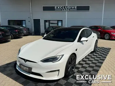 Gebraucht Tesla Model S Plaid 759 kW (1033 PS) 2023 Weiß Kleinwagen