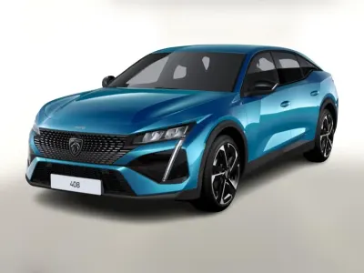 Neu Peugeot 408 Allure 136 PS (100 kW) 2026 Obsession blau SUV