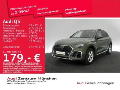 Gebraucht Audi Q5 S-Line 204 PS (150 kW) 2024 Distriktgrün metallic SUV