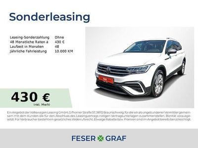 Pure white Gebraucht 2022 VW Tiguan Allspace Life SUV | 37.840 € (Etwas zu teuer)